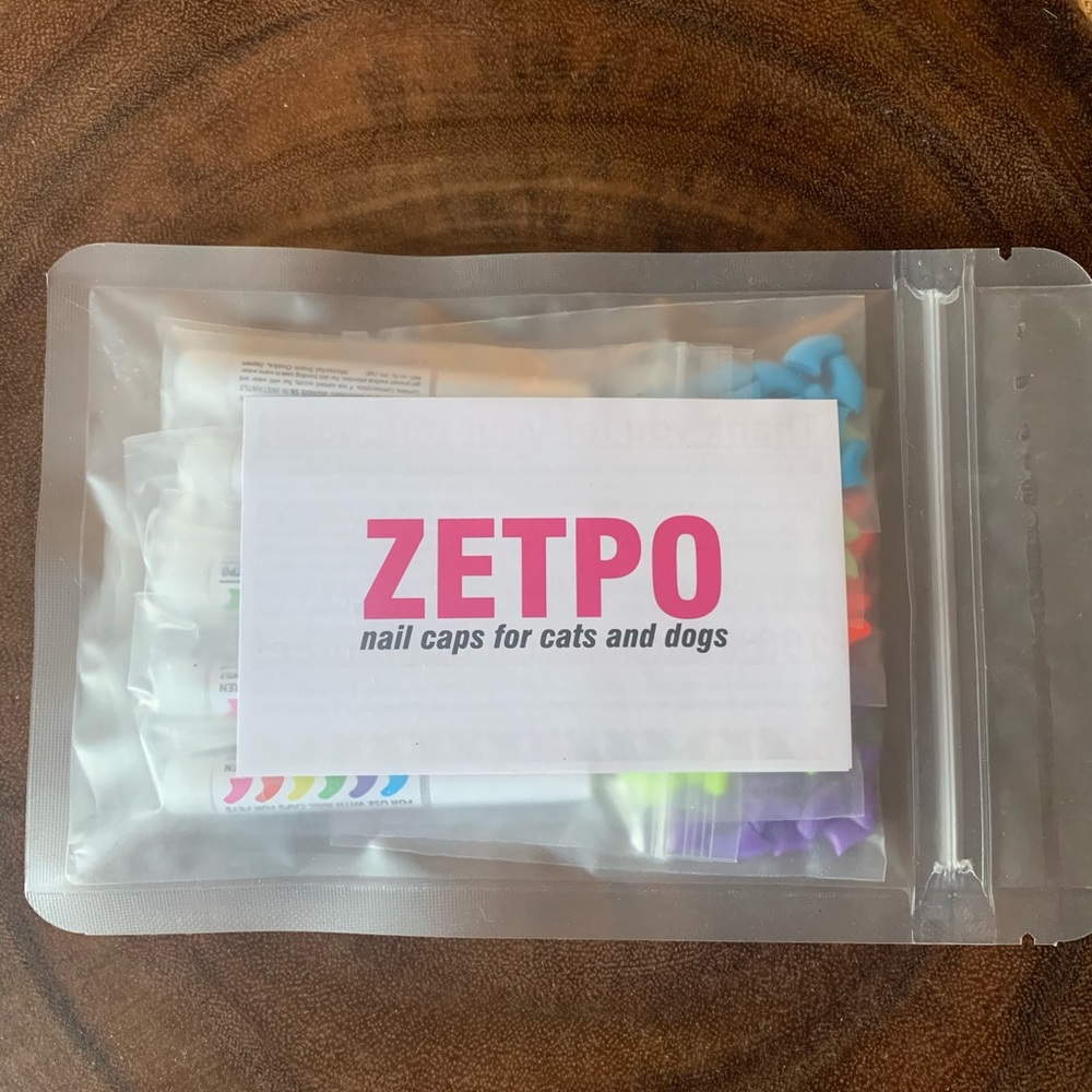 3/20 Zetpo nail caps for cats and dogs